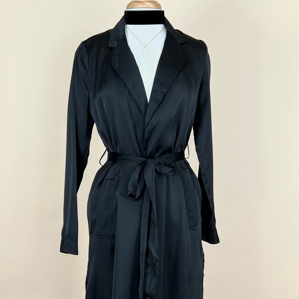 In the Trenches Long Black Coat